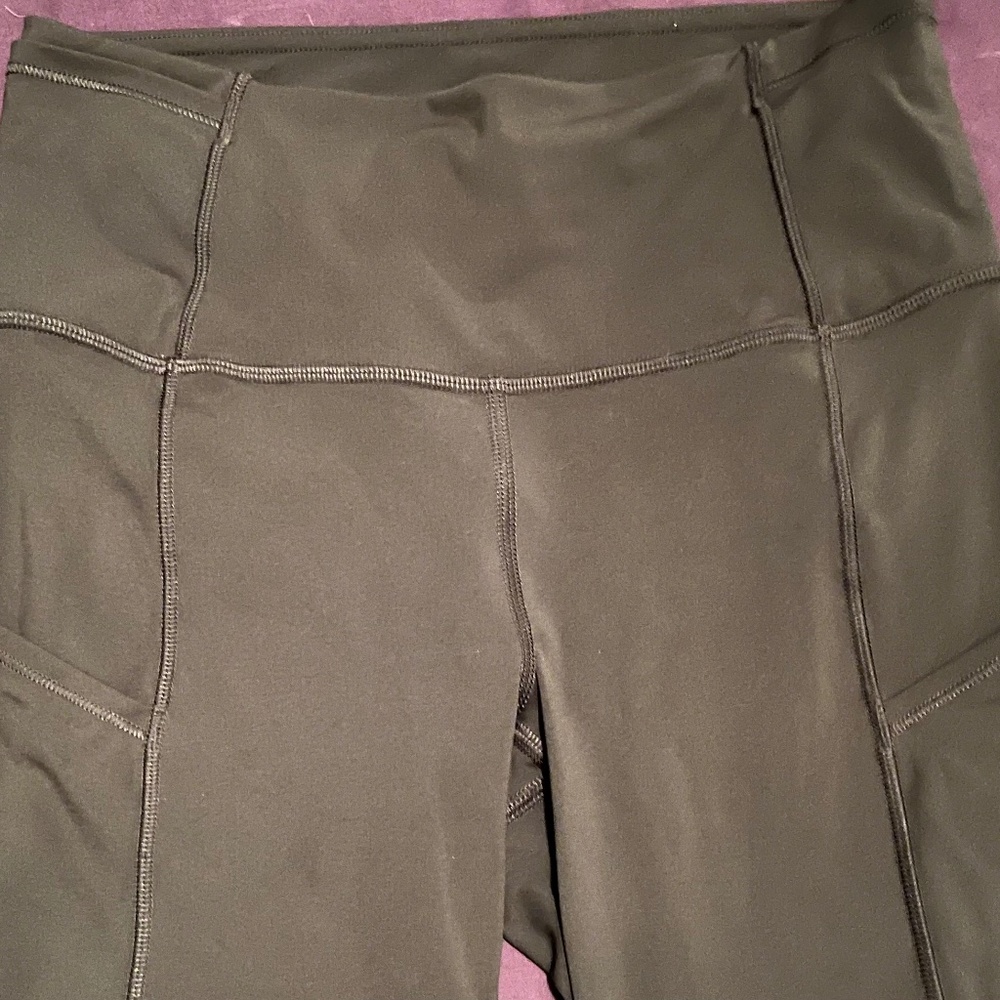 Lululemon 8 inch Align Shorts with Pockets Dark Olive